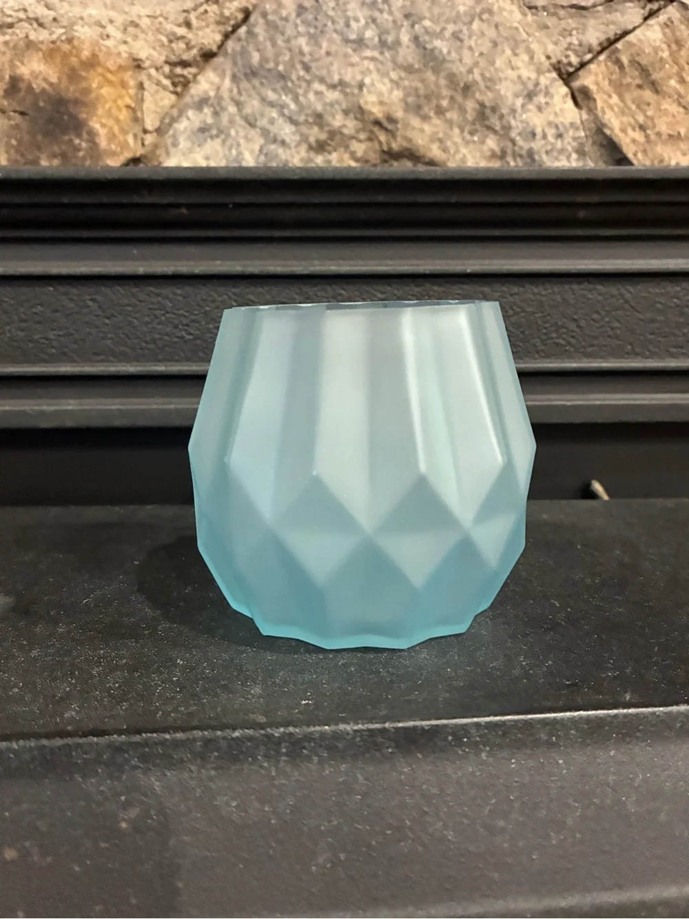 Yankee Candle Blue Diamond Tea Light Candle Holder Brand New